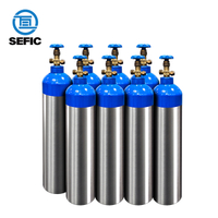 ISO7866 159mm 6L 7.7kg TPED Aluminum Alloy Cylinder