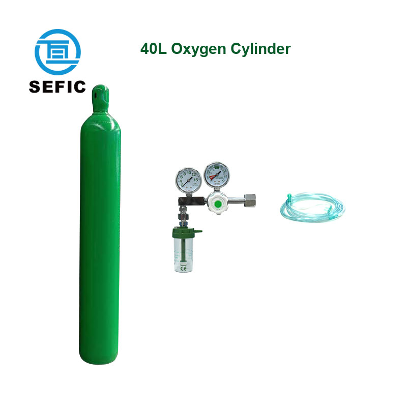 Wholesale Steel Material 20l 40L 50l Medical Oxygen Gas Cylinder Cylinder