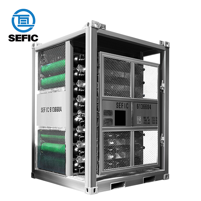 8x8 64 units Offshore Cylinder Rack